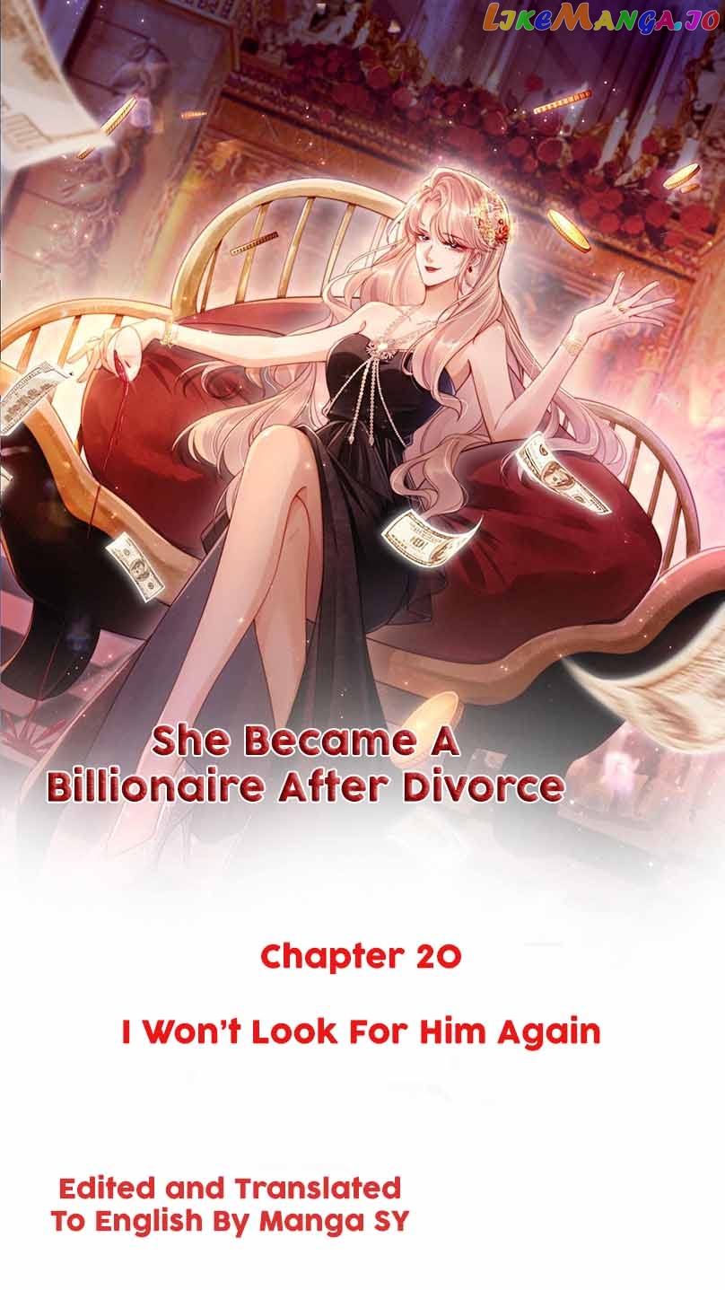 She Became A Billionaire After Divorce Chapter 20 - page 1