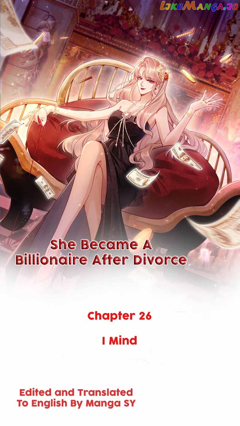 She Became A Billionaire After Divorce Chapter 26 - page 1