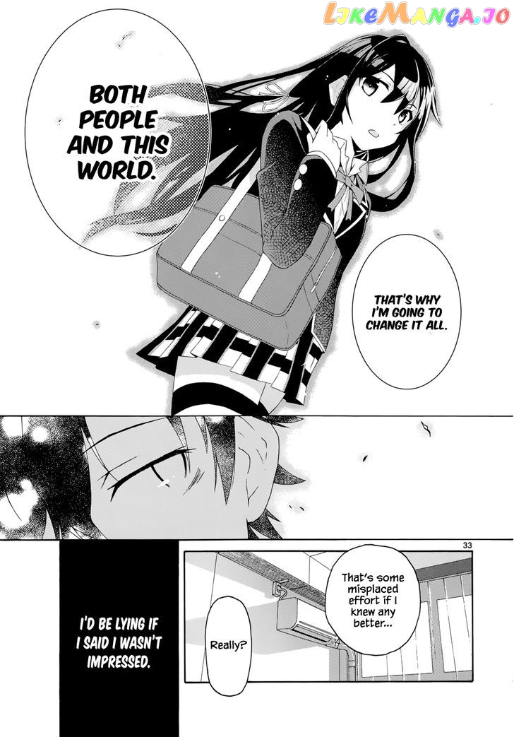 Yahari Ore no Seishun Rabukome wa Machigatte Iru. @ Comic chapter 1 - page 34