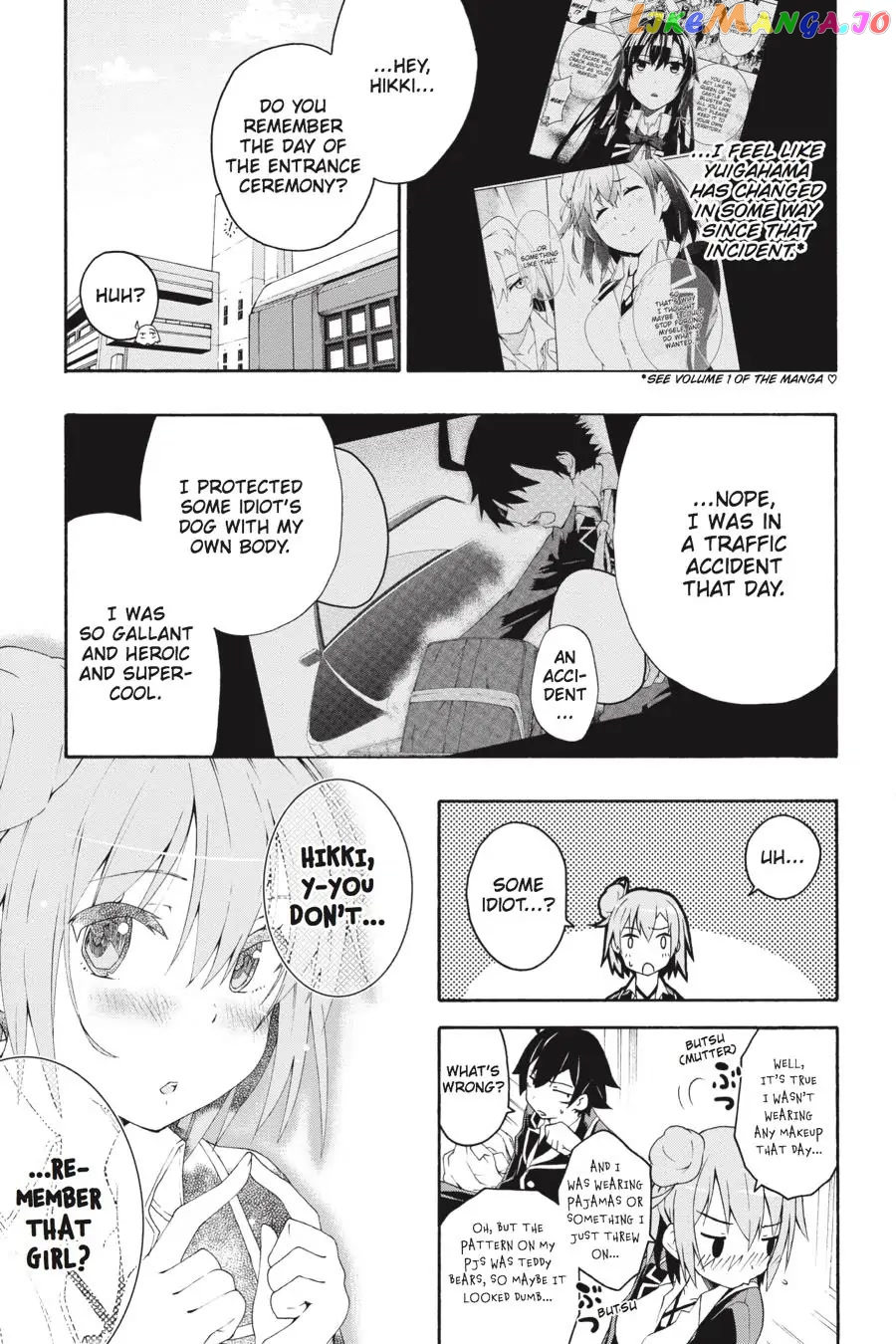 Yahari Ore no Seishun Rabukome wa Machigatte Iru. @ Comic chapter 6 - page 11