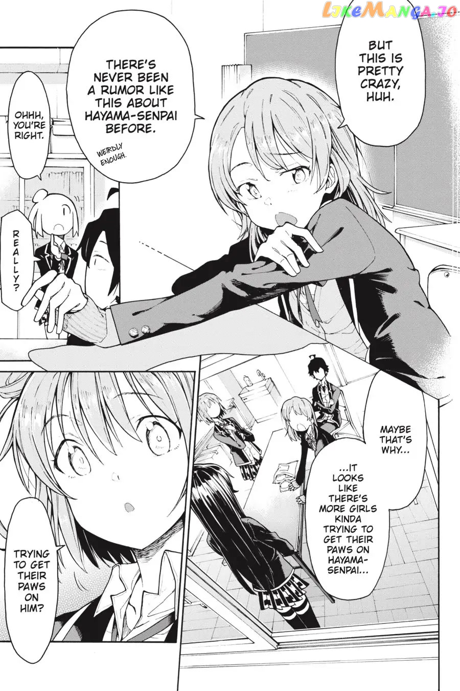 Yahari Ore no Seishun Rabukome wa Machigatte Iru. @ Comic chapter 75 - page 21