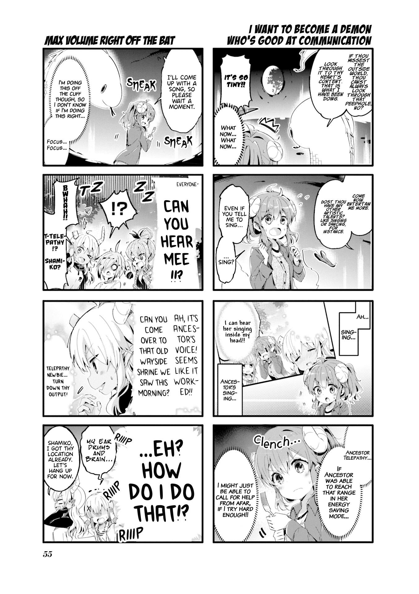 Machikado Mazoku chapter 58 - page 7