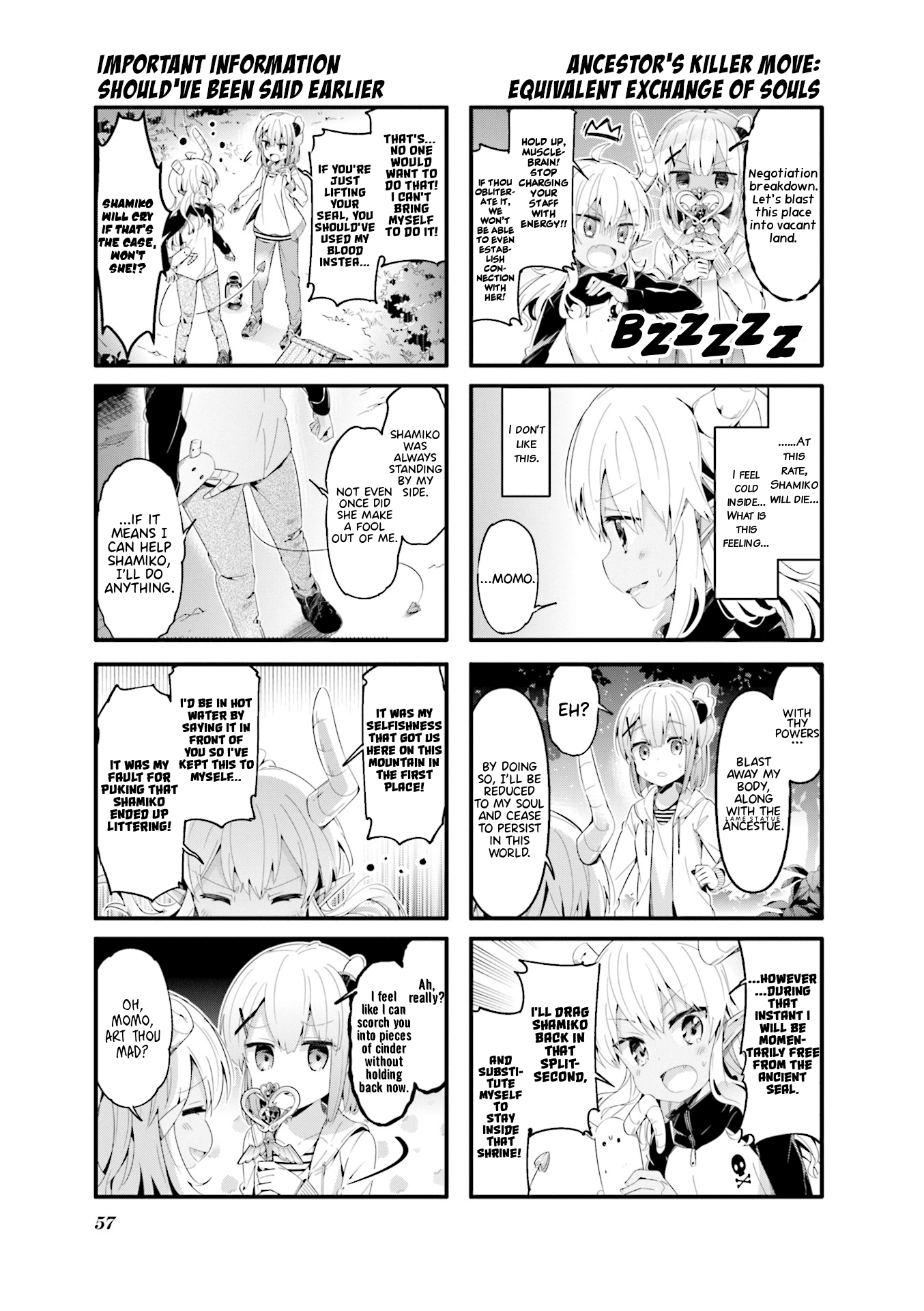 Machikado Mazoku chapter 58 - page 9