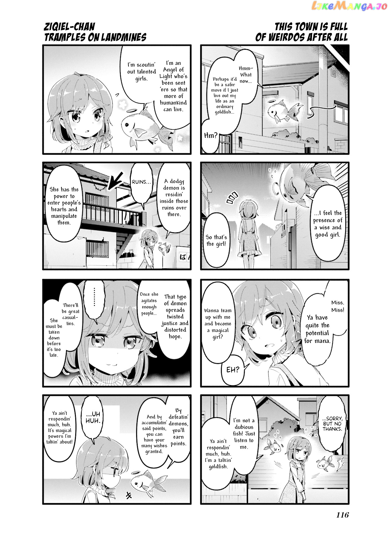 Machikado Mazoku chapter 64 - page 6