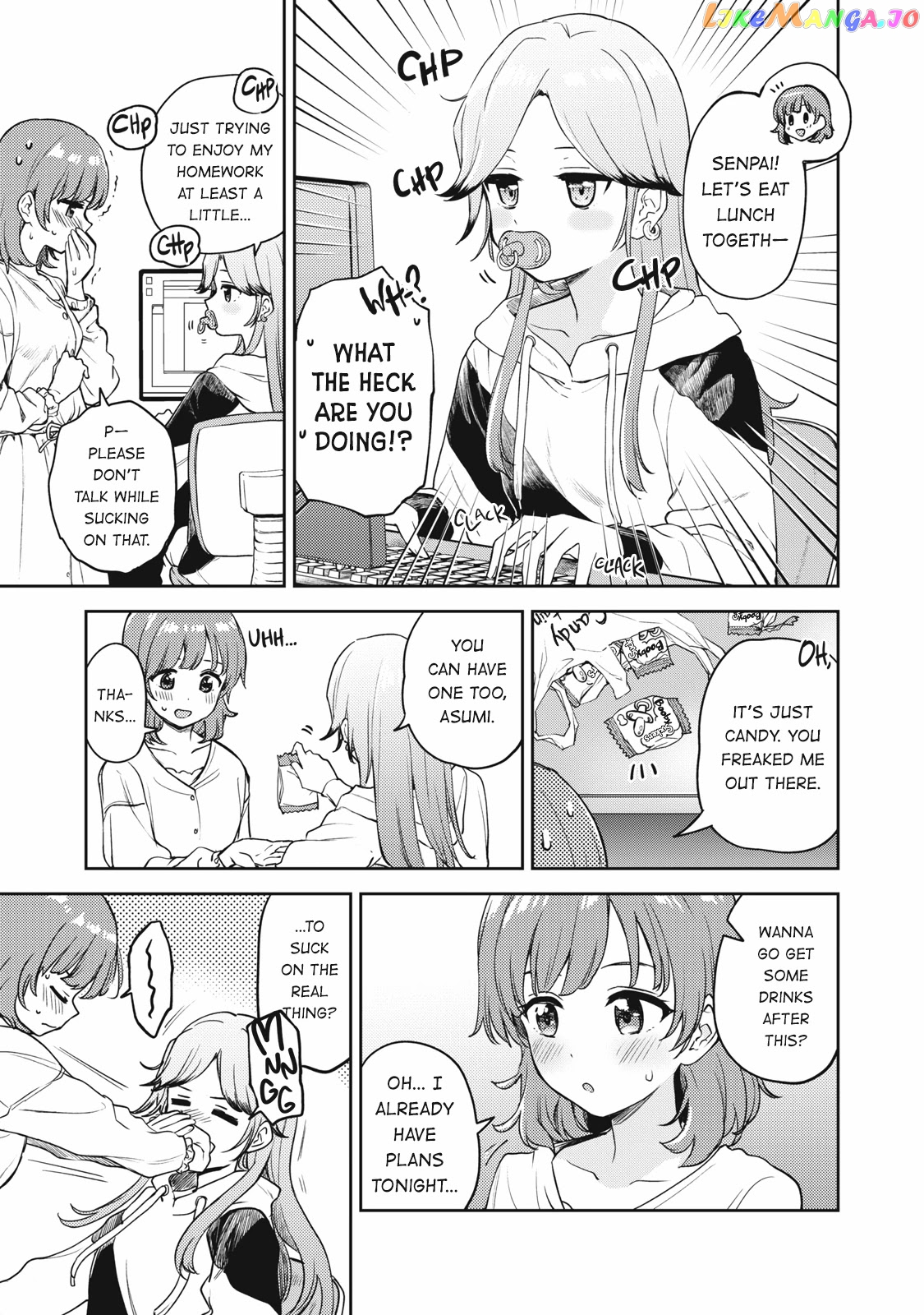 Asumi-Chan Is Interested In Lesbian Brothels! chapter 10.1 - page 1