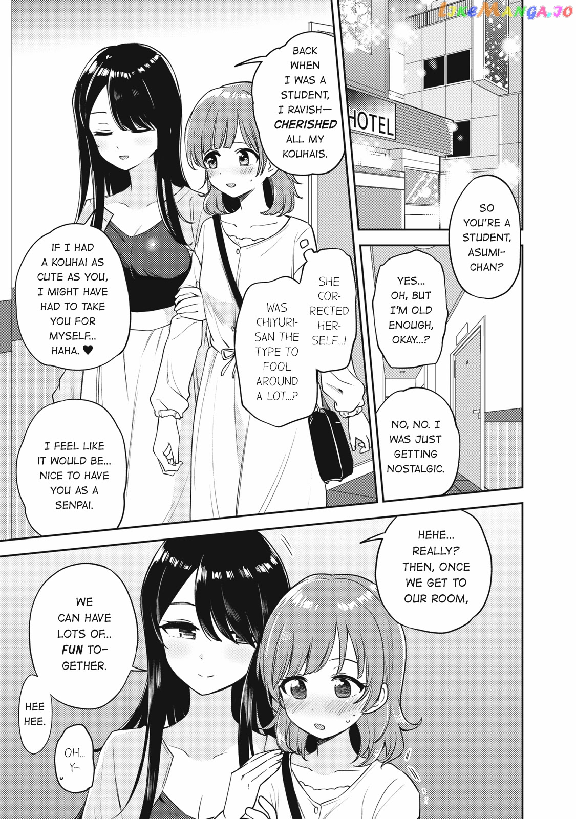 Asumi-Chan Is Interested In Lesbian Brothels! chapter 10.1 - page 3