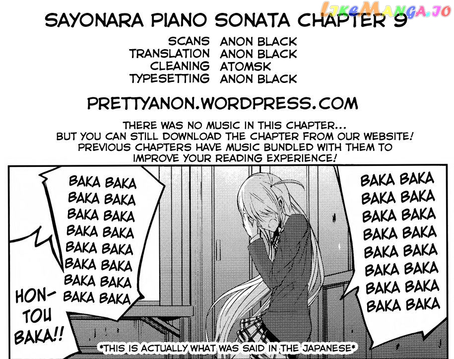 Sayonara Piano Sonata chapter 9 - page 33