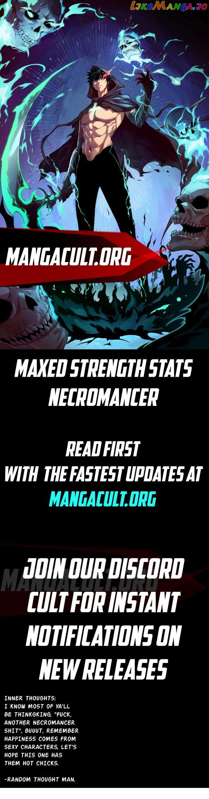 Maxed Strength Stats Necromancer Chapter 0 - page 1