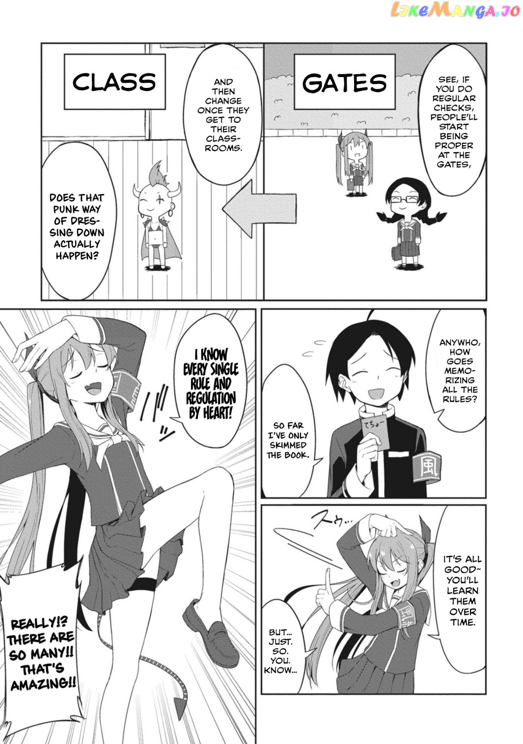 The Hella Weak Disciplinary Committee Chairman, Kaeri-chan chapter 4 - page 3
