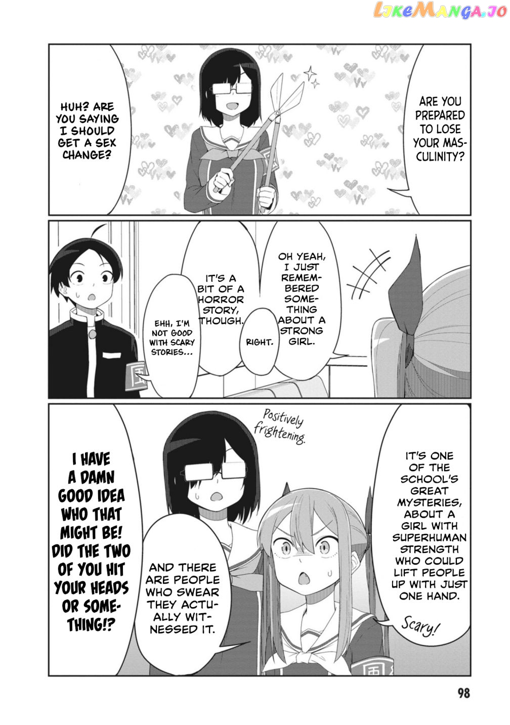 The Hella Weak Disciplinary Committee Chairman, Kaeri-chan chapter 9 - page 8