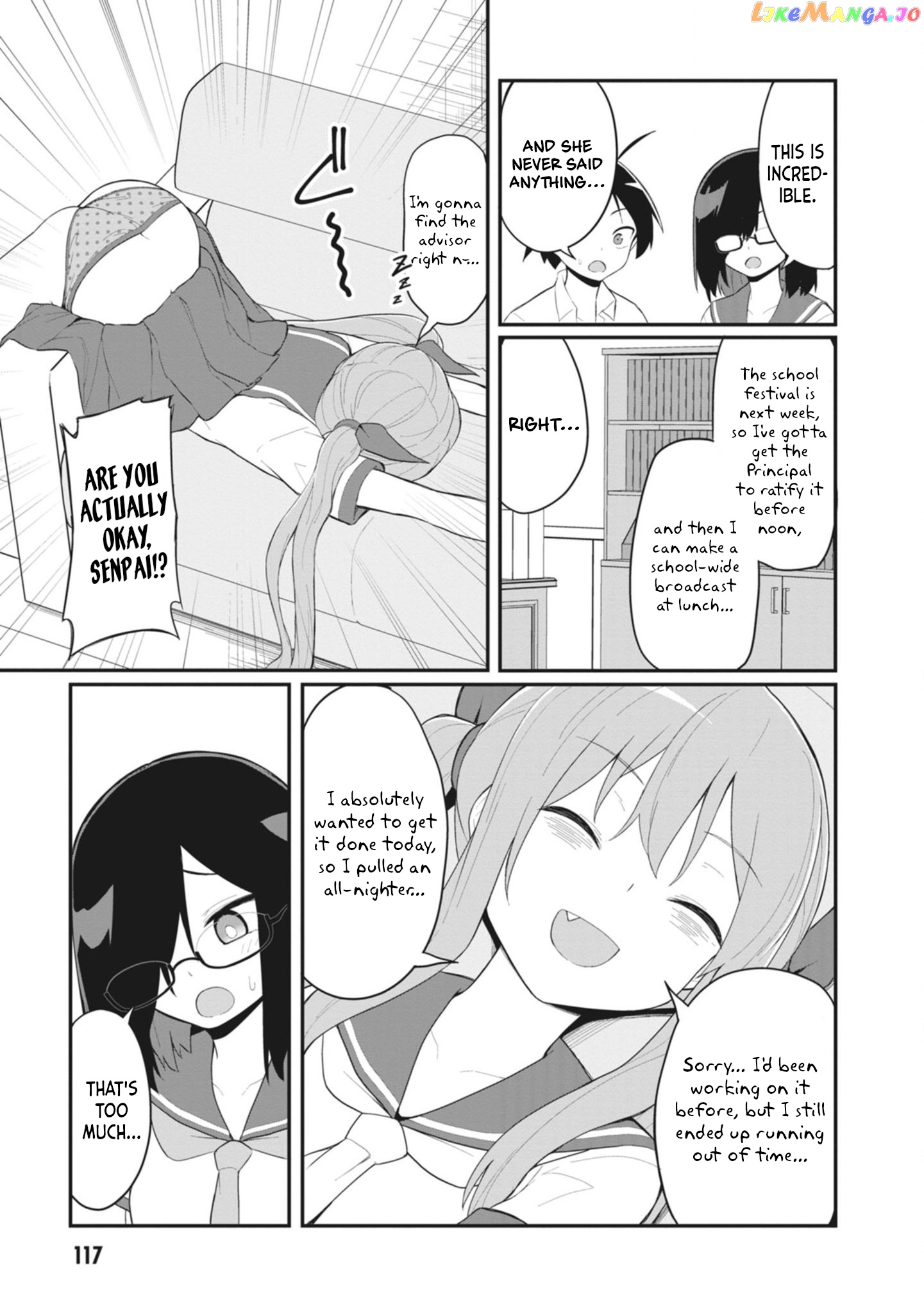 The Hella Weak Disciplinary Committee Chairman, Kaeri-chan chapter 24 - page 3