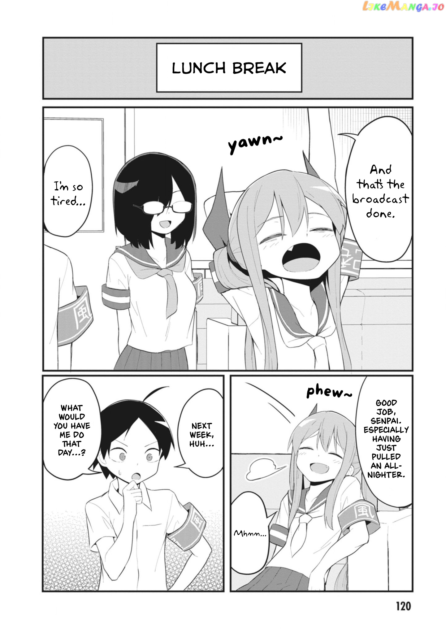 The Hella Weak Disciplinary Committee Chairman, Kaeri-chan chapter 24 - page 6