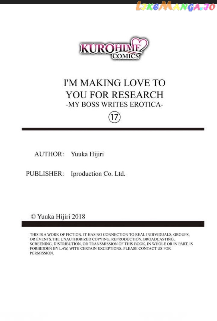 I'm Making Love to You for Research -My Boss Writes Erotica chapter 17 - page 27