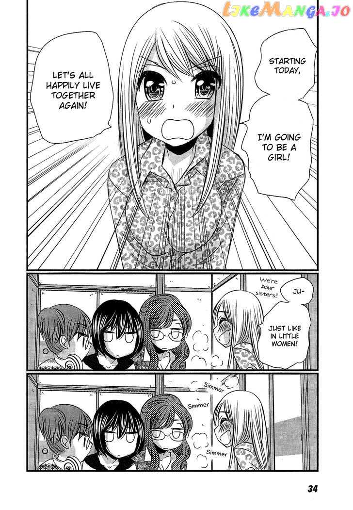 Kyou Kara Yonshimai chapter 1 - page 33