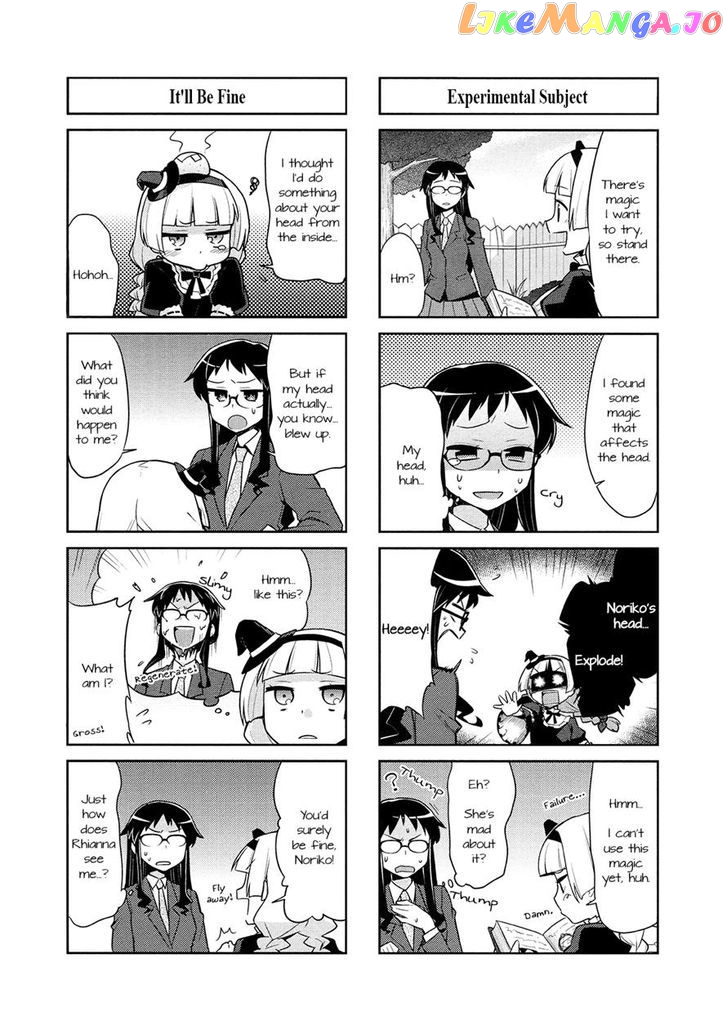 Majo to Houki to Kurobuchi Megane chapter 2 - page 7