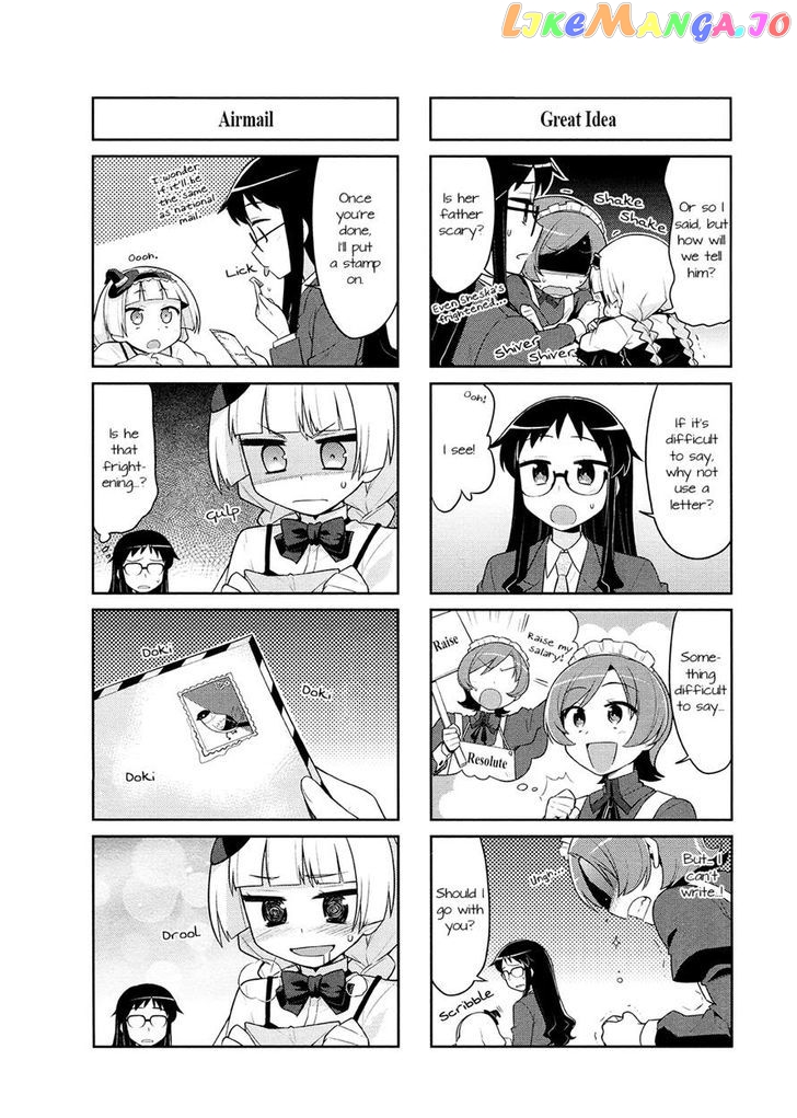 Majo to Houki to Kurobuchi Megane chapter 4 - page 6