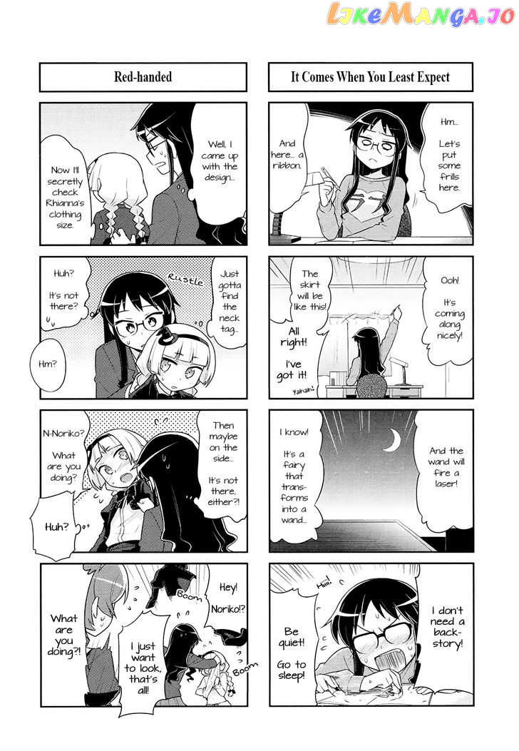 Majo to Houki to Kurobuchi Megane chapter 7 - page 3