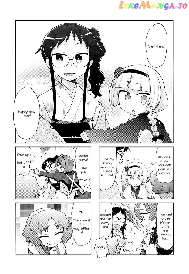 Majo to Houki to Kurobuchi Megane chapter 38 - page 7