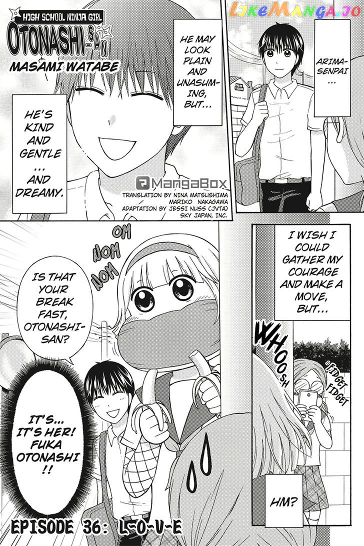 Kunoichi Joshikousei Otonashi-san chapter 36 - page 1