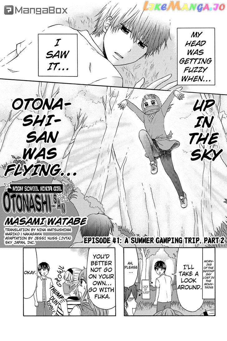 Kunoichi Joshikousei Otonashi-san chapter 41 - page 1