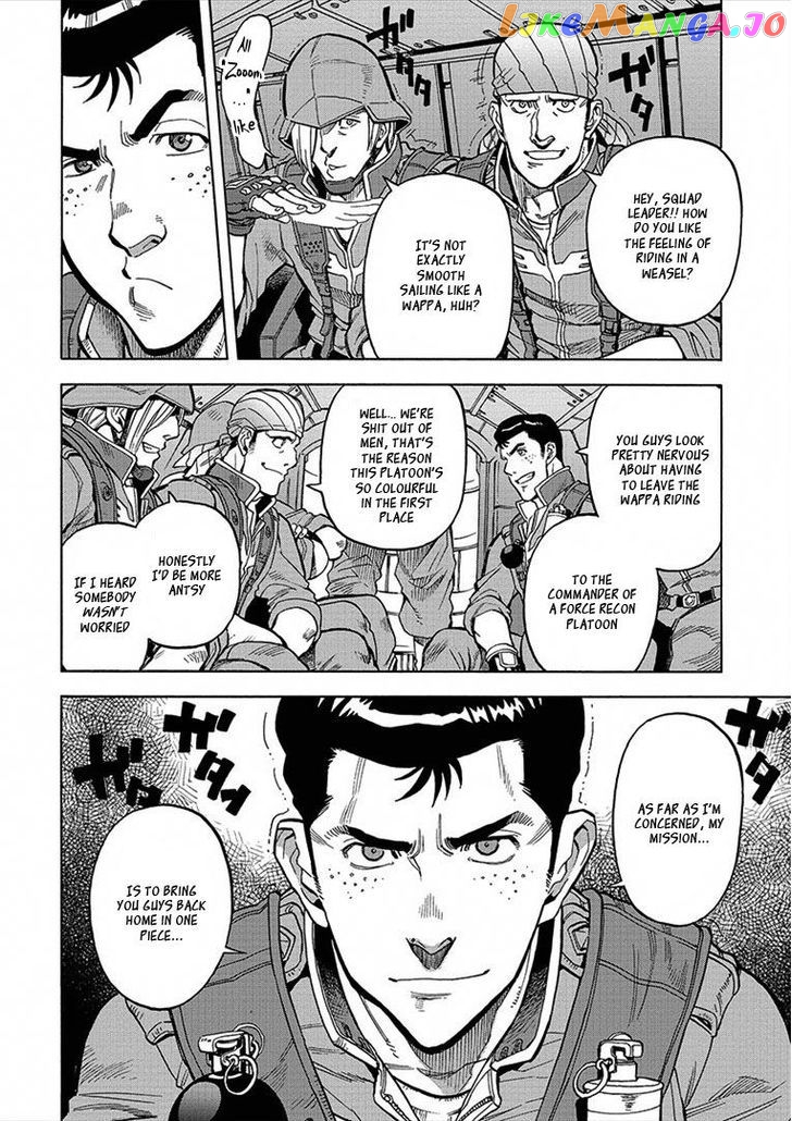 Kidou Senshi Gundam U.C. Hard Graph - Tetsu no Kanba chapter 7 - page 14