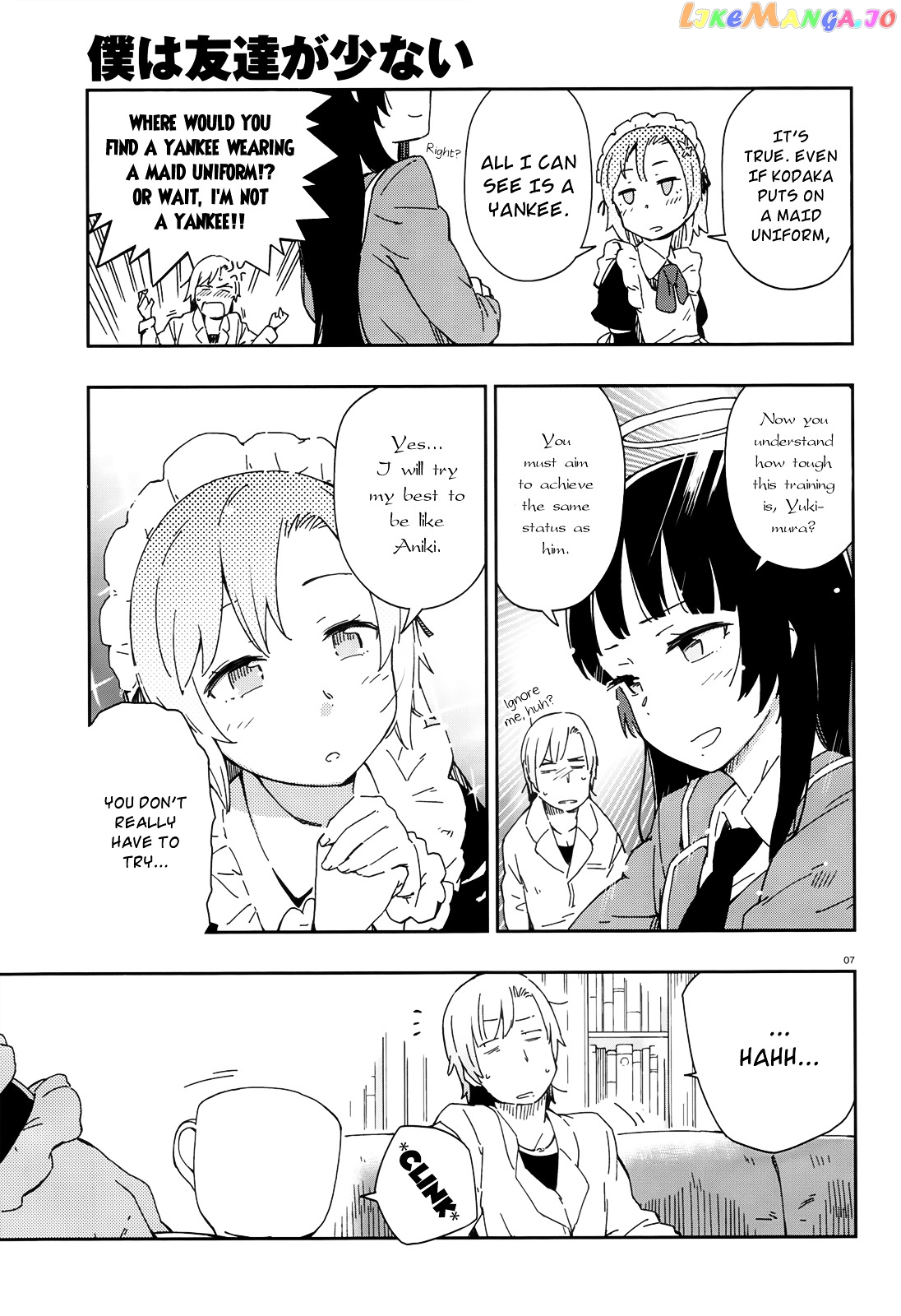 Boku Wa Tomodachi Ga Sukunai Plus chapter 8 - page 7