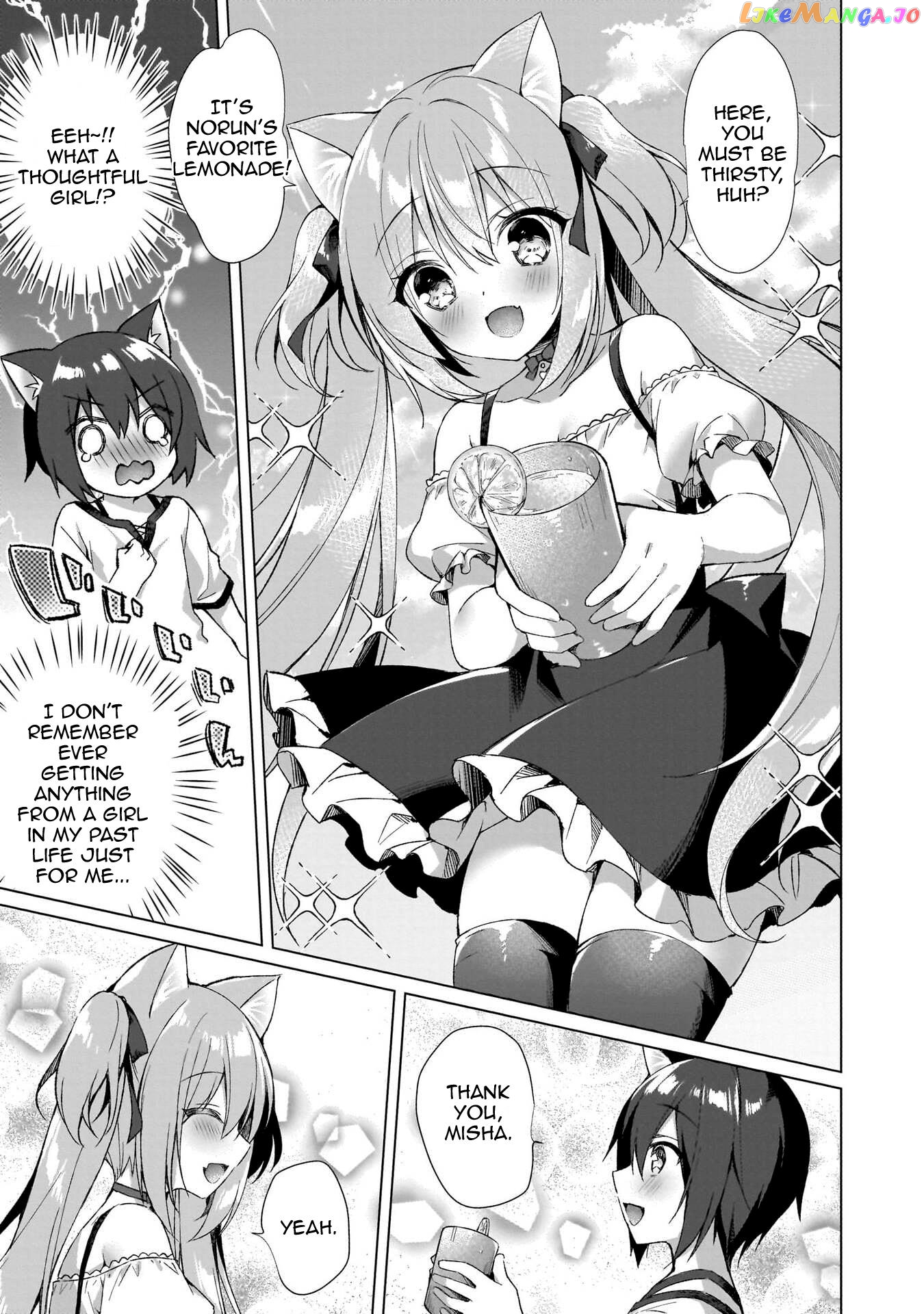 Boku No Risou No Isekai Seikatsu ~Tensei Shitara Kemomimi Musume Darake No Sekai De Harem Ni~ chapter 1 - page 20