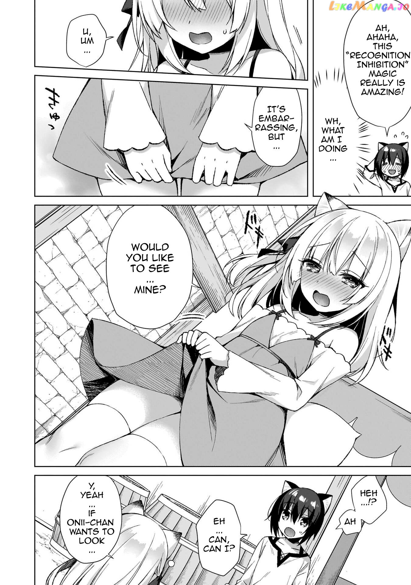 Boku No Risou No Isekai Seikatsu ~Tensei Shitara Kemomimi Musume Darake No Sekai De Harem Ni~ Chapter 4 - page 8