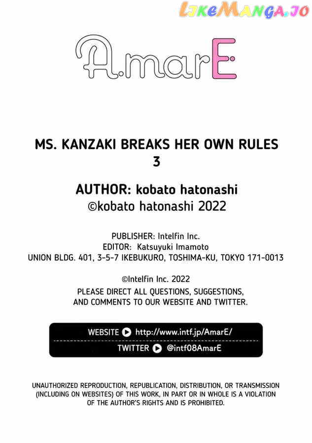 Ms. Kanzaki Breaks Her Own Rules Chapter 3 - page 27