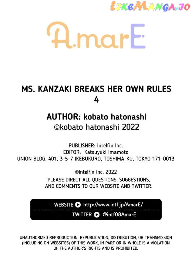 Ms. Kanzaki Breaks Her Own Rules Chapter 4 - page 27