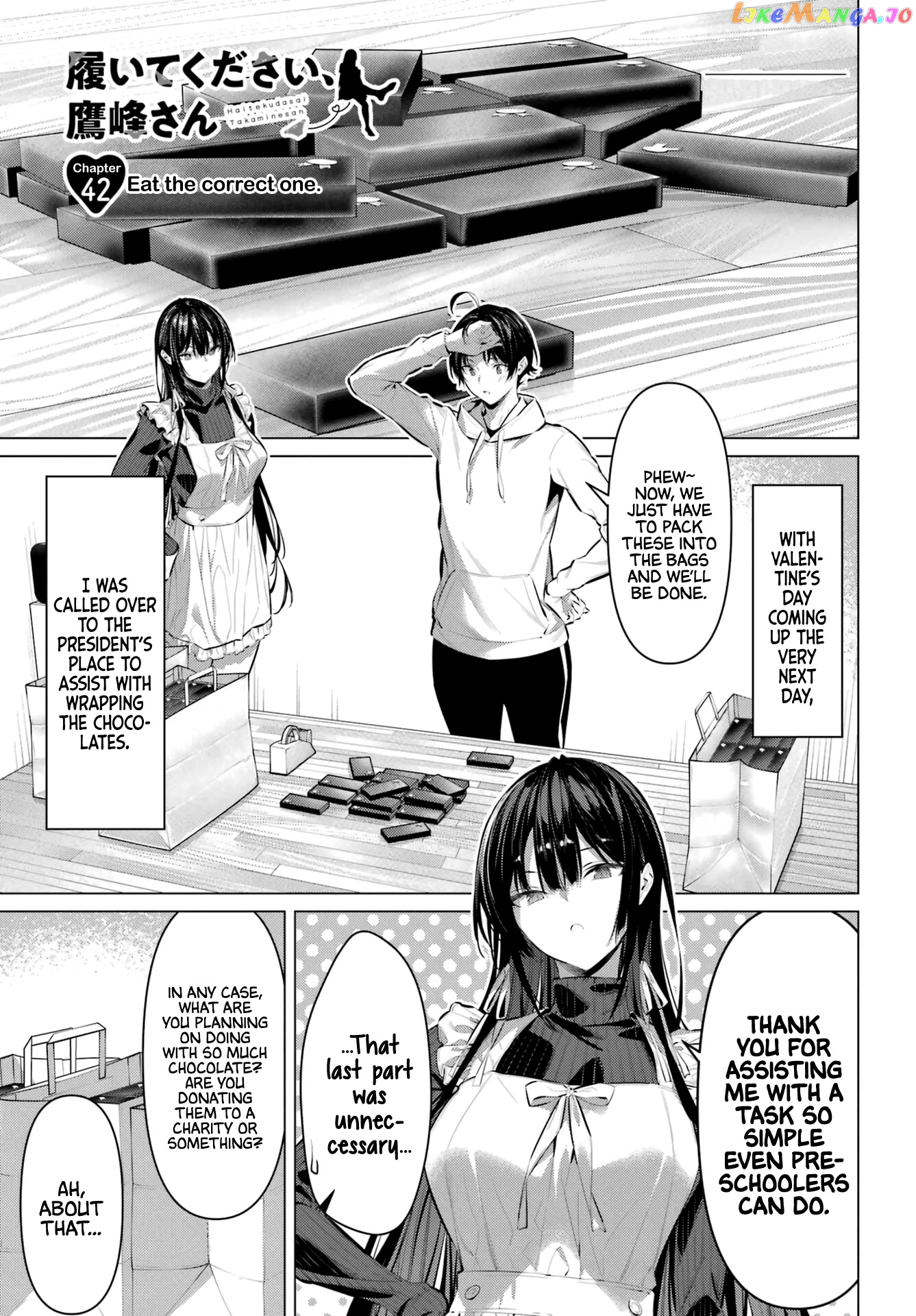 Haite Kudasai, Takamine-San chapter 42 - page 2