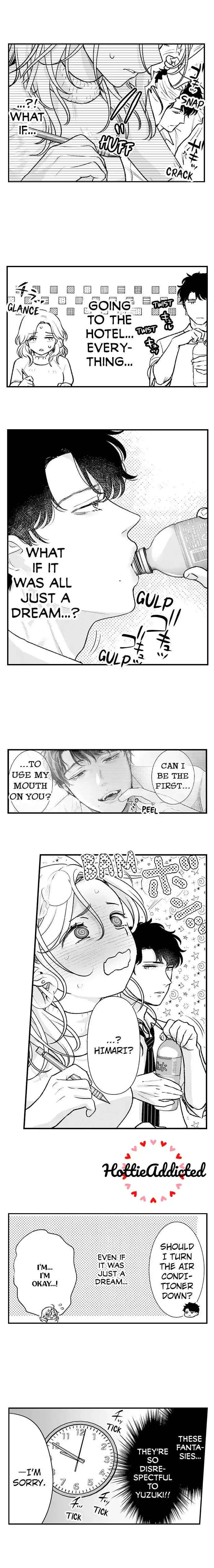 I'm in Love with Mr. Hanabusa's Mouth chapter 4 - page 8