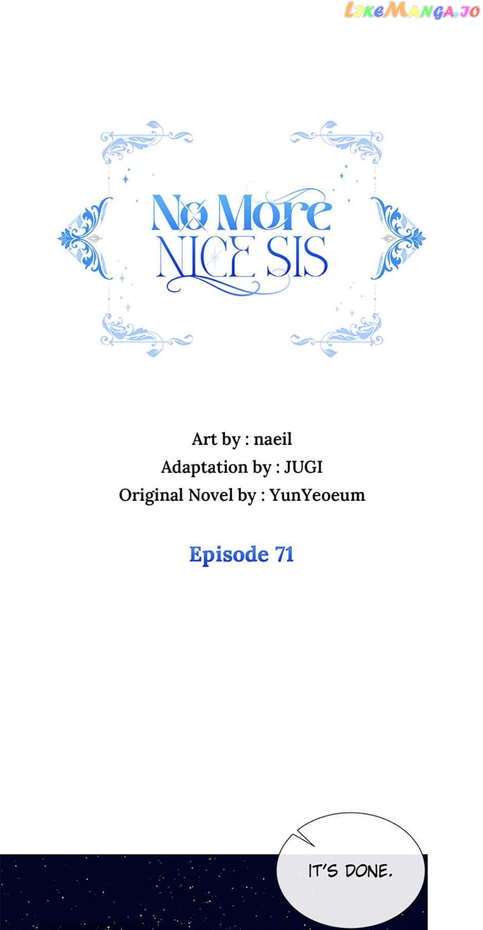 No More Nice Sis Chapter 71 - page 1