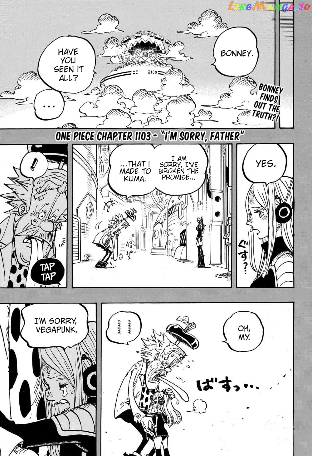 One Piece Chapter 1103 - page 4