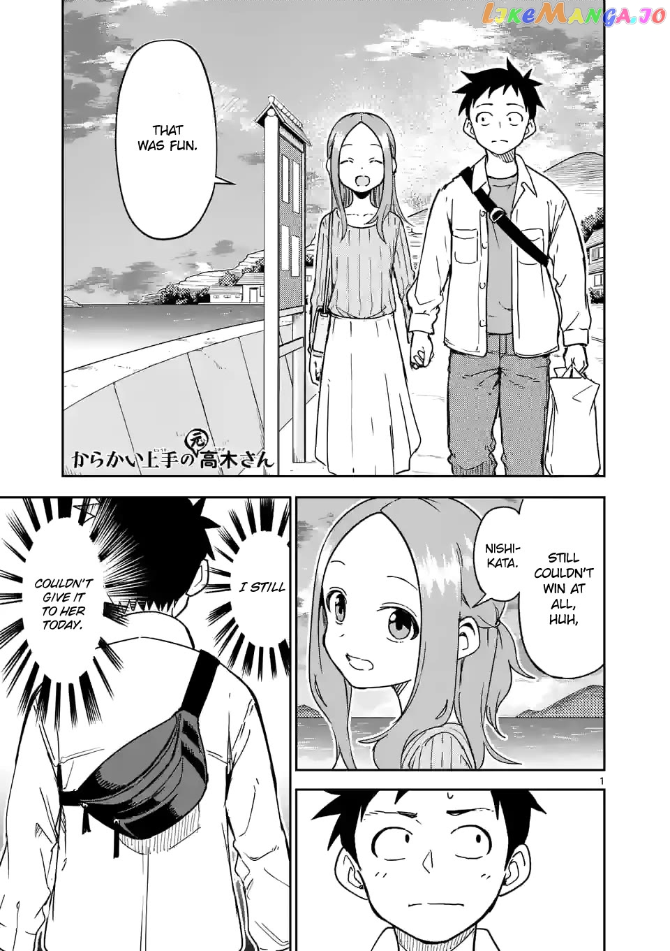 Karakai Jouzu no (Moto) Takagi-san Chapter 300 - page 1