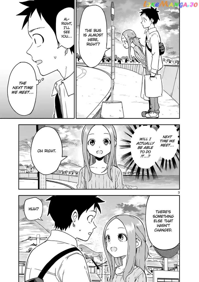 Karakai Jouzu no (Moto) Takagi-san Chapter 300 - page 3