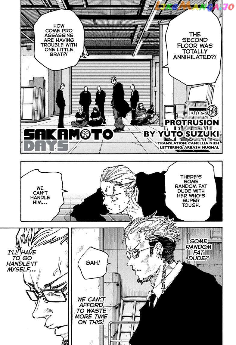 Sakamoto Days chapter 149 - page 1