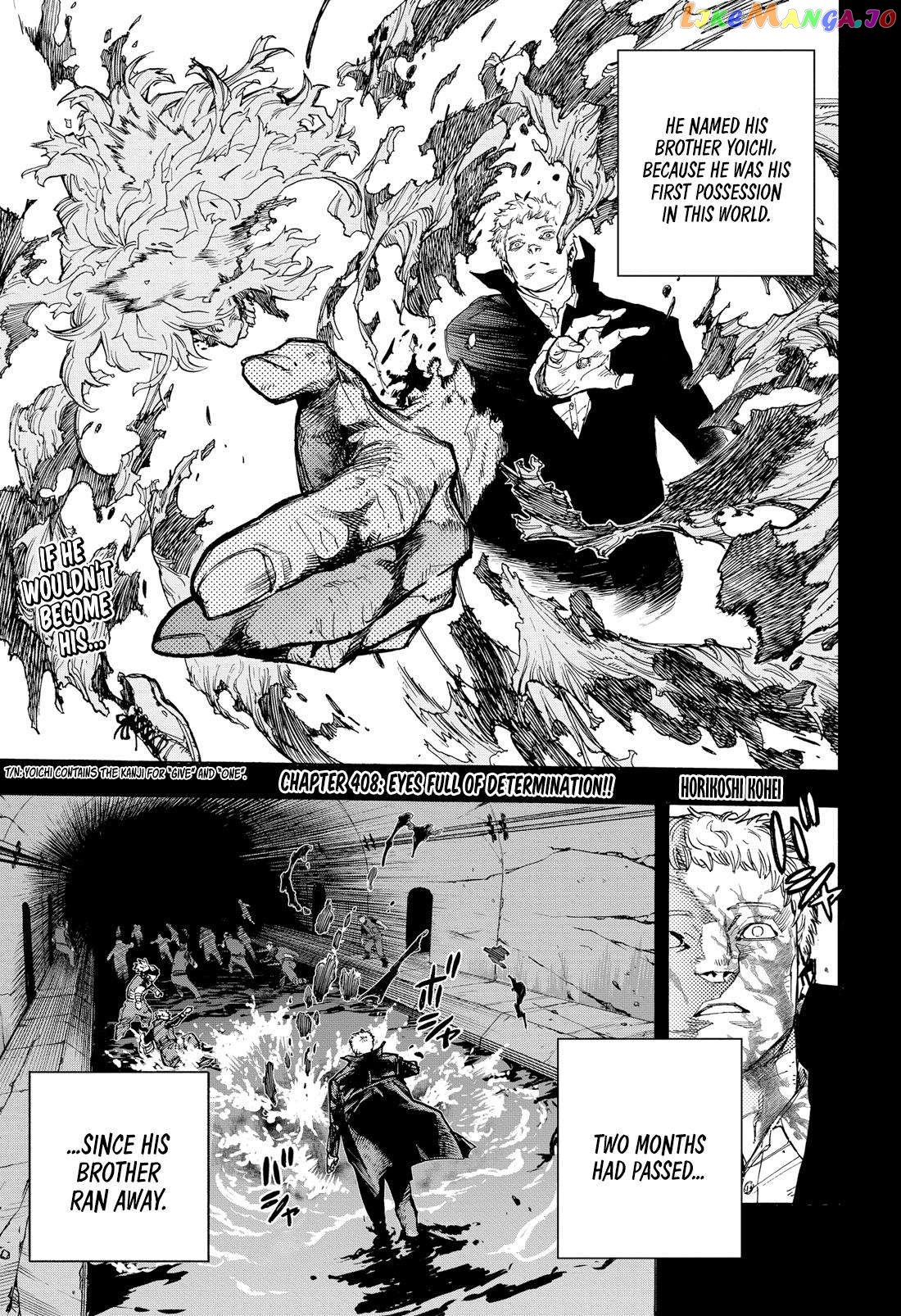 Boku No Hero Academia Chapter 408 - page 1