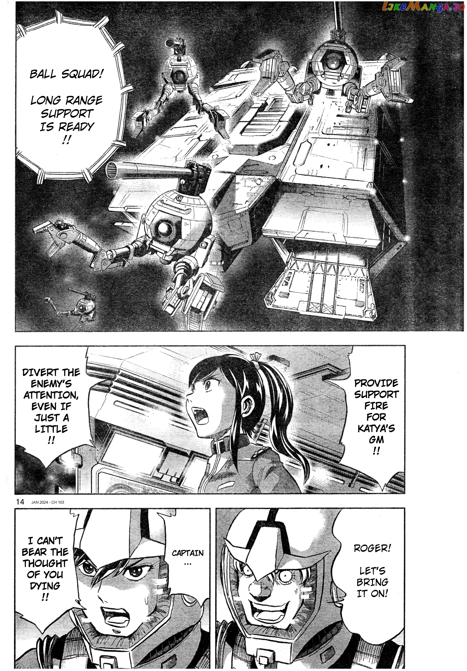 Mobile Suit Gundam Aggressor Chapter 103 - page 14