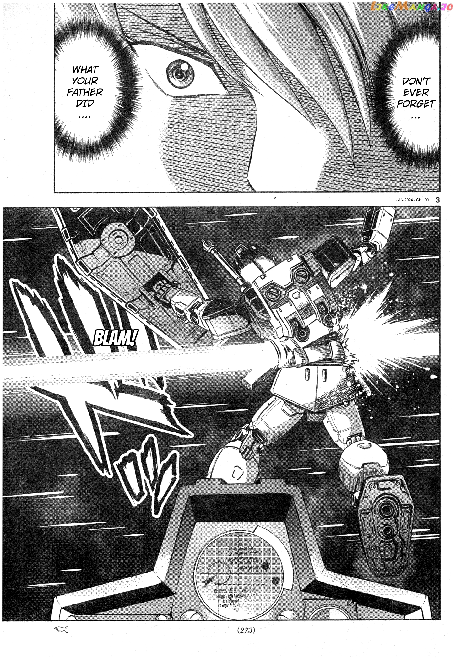 Mobile Suit Gundam Aggressor Chapter 103 - page 3