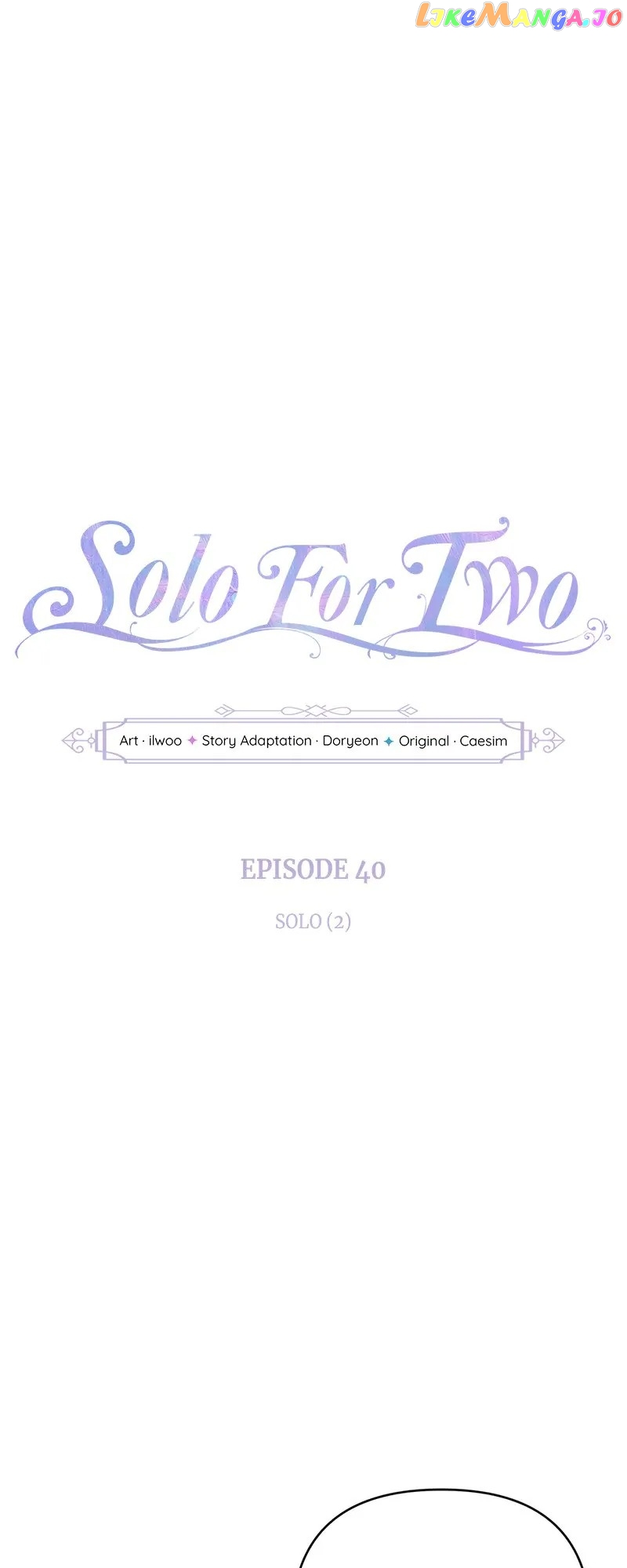 Solo For Two Chapter 40 - page 1