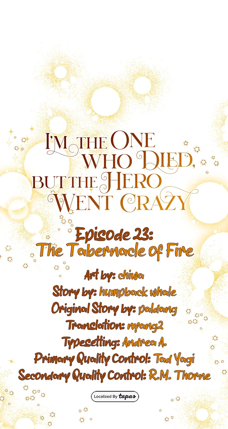 I'm the One Who Died, but the Hero Went Crazy Chapter 23 - page 1