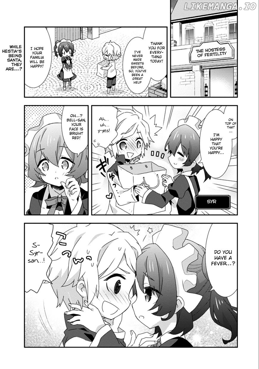 Dungeon ni Deai o Motomeru no wa Machigatte Iru Darou ka 4-koma - Kami-sama no Nichijou chapter 25 - page 5