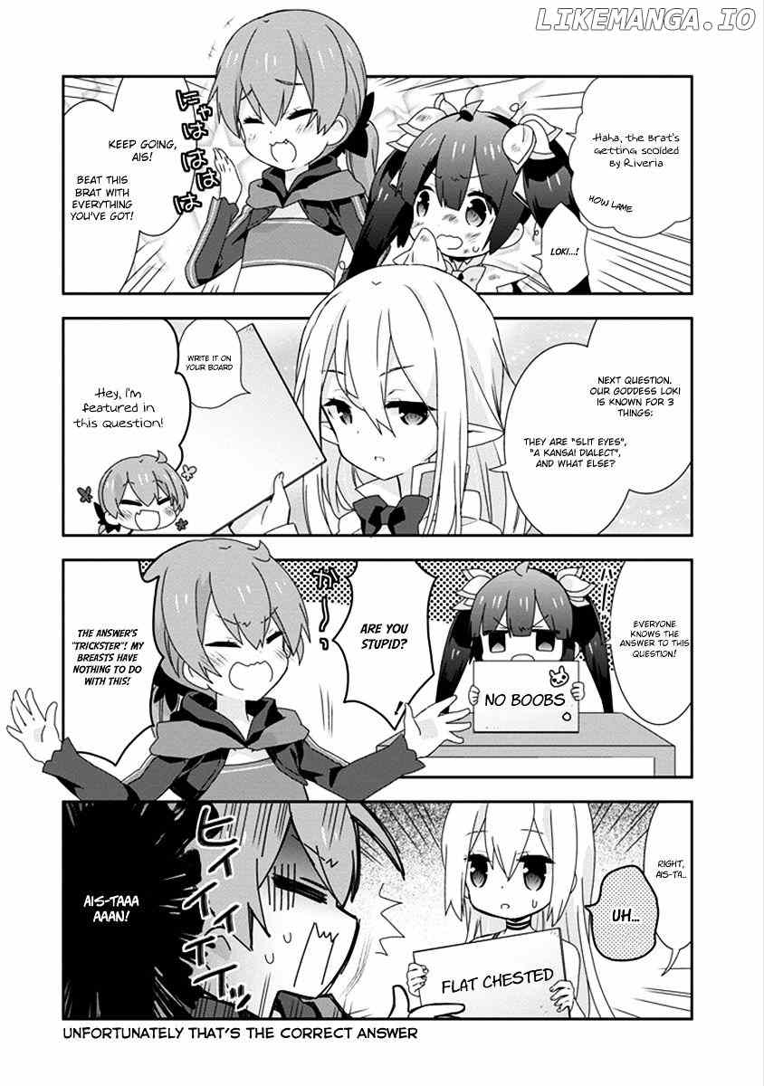 Dungeon ni Deai o Motomeru no wa Machigatte Iru Darou ka 4-koma - Kami-sama no Nichijou chapter 28 - page 11