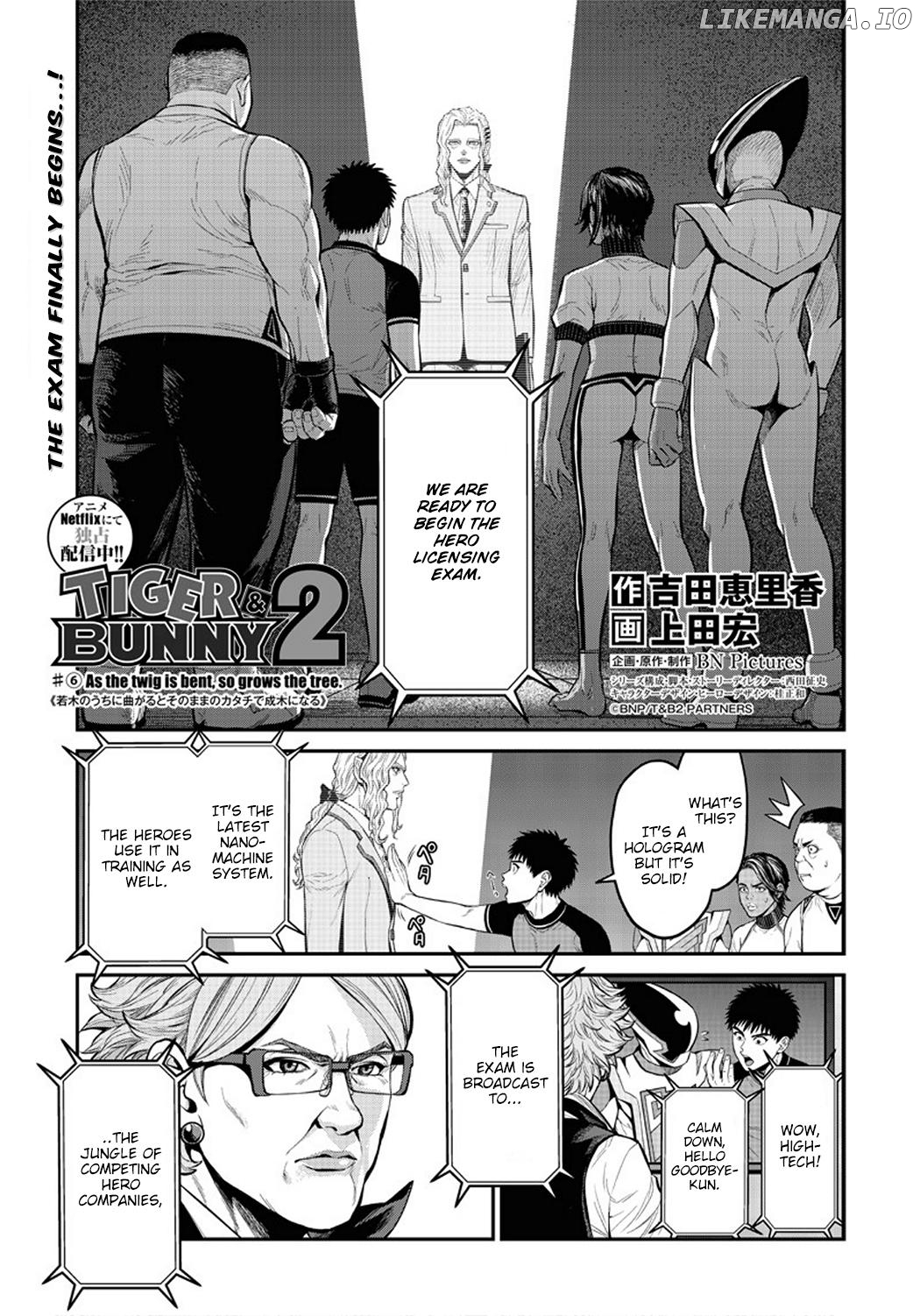 Tiger & Bunny 2: The Comic chapter 6 - page 1