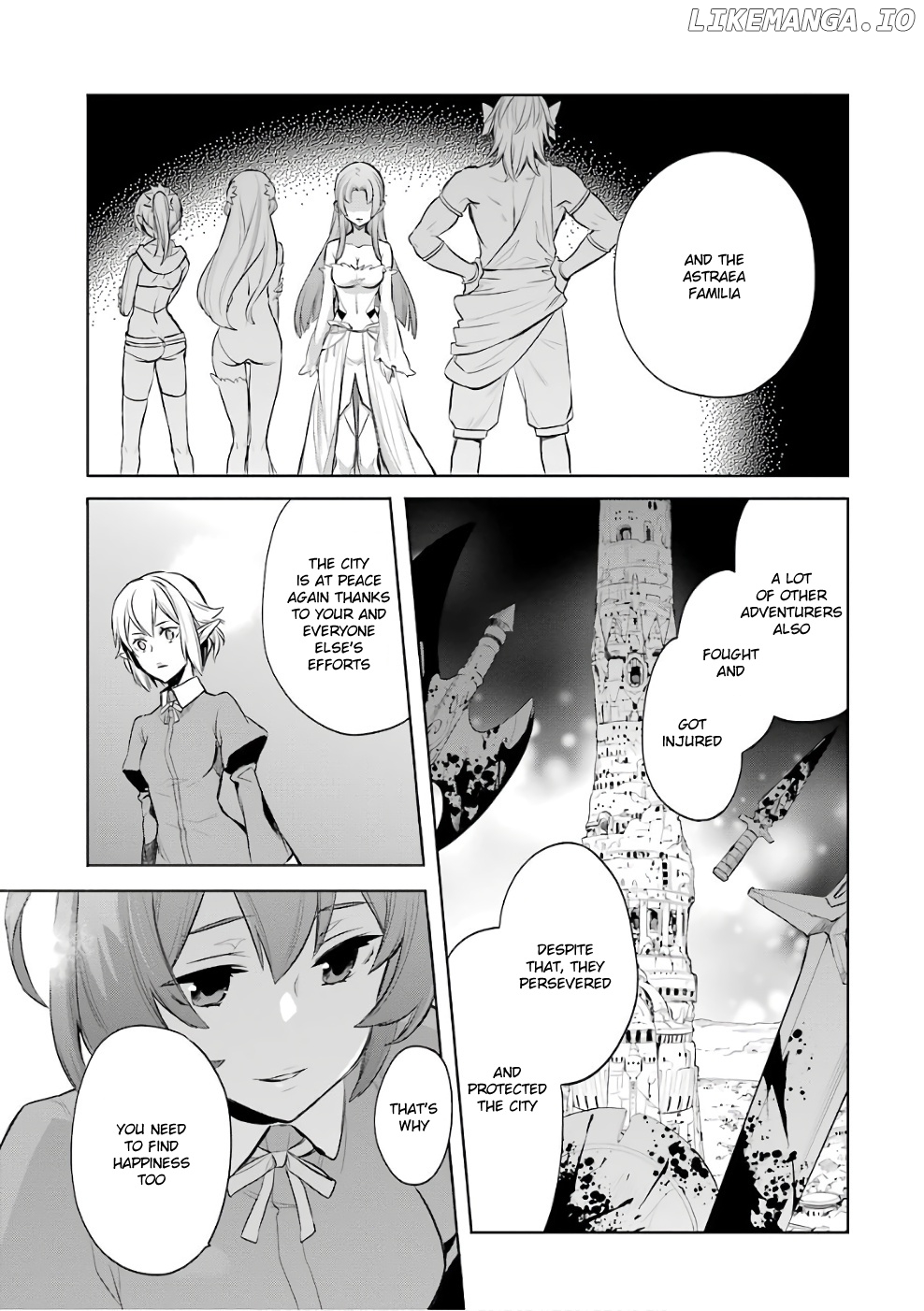 Dungeon ni Deai o Motomeru no wa Machigatte Iru Darou ka - Familia Chronicle: Episode Ryuu chapter 13 - page 49