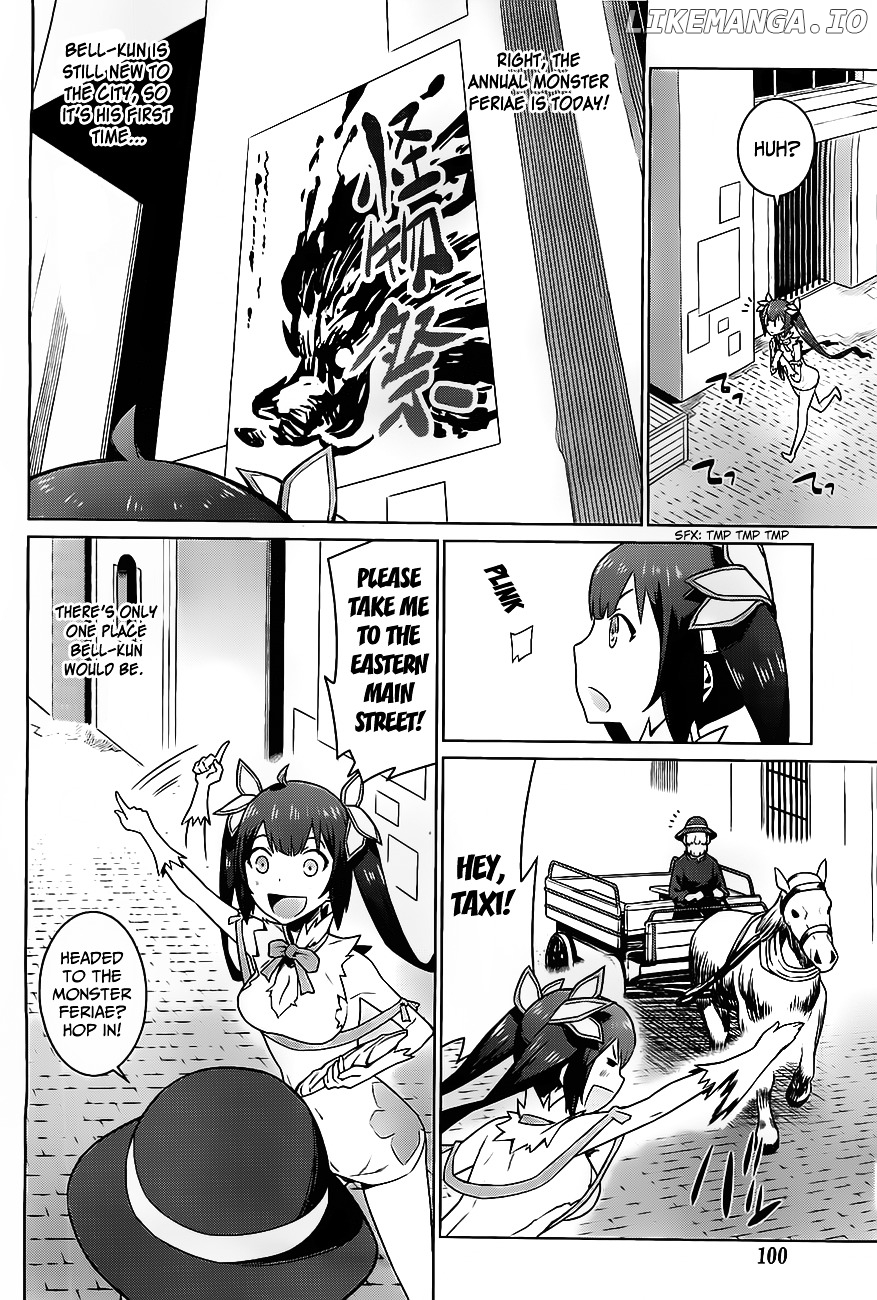 Dungeon ni Deai o Motomeru no wa Machigatte Iru Darou ka chapter 7 - page 10