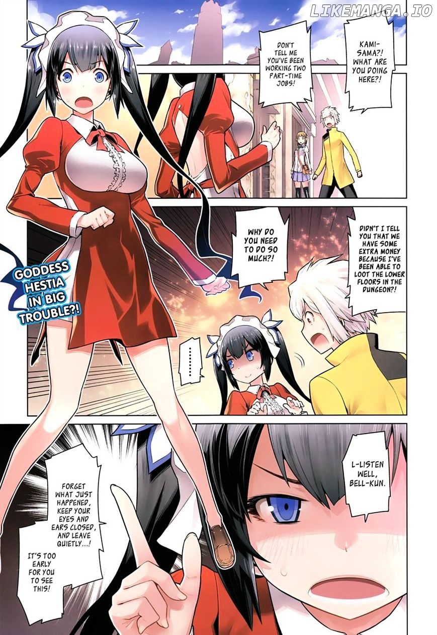 Dungeon ni Deai o Motomeru no wa Machigatte Iru Darou ka chapter 15 - page 1