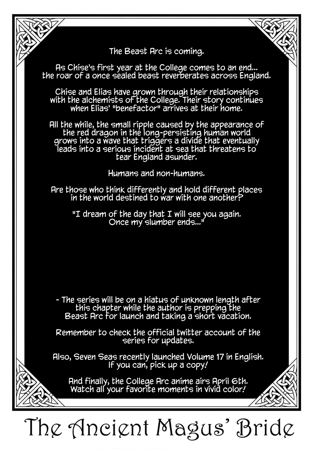 Mahou Tsukai no Yome chapter 95 - page 38