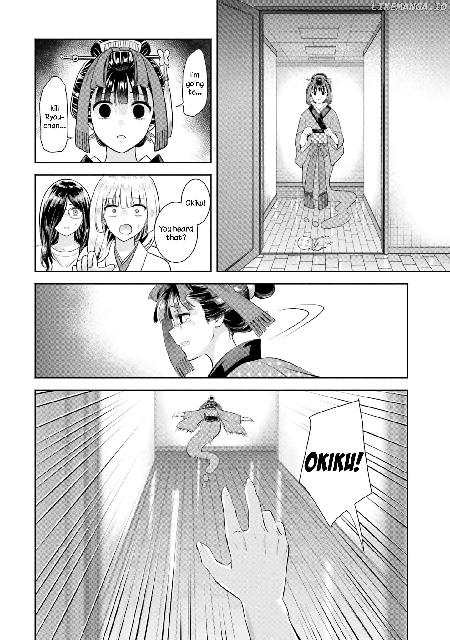 Okiku-San Wa Ichatsukitai chapter 8 - page 28